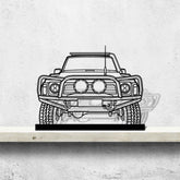 Patrol 1990 Front Silhouette Metal Art Stand